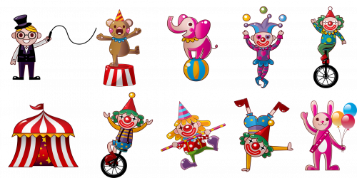 Clown Geschichte Zirkus